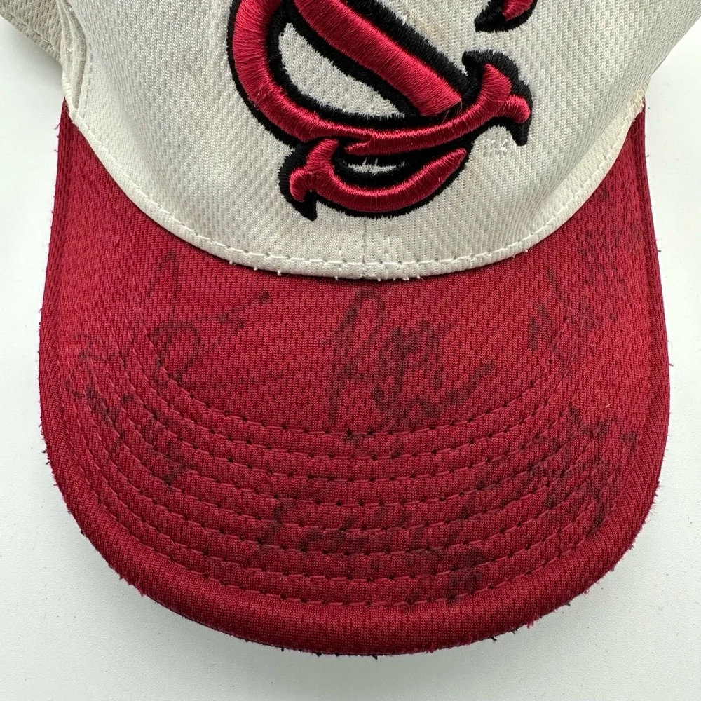 The Game Pro GP320 Gametek Size‎ 7 Hat Autographed South Carolina Gamecocks Cap